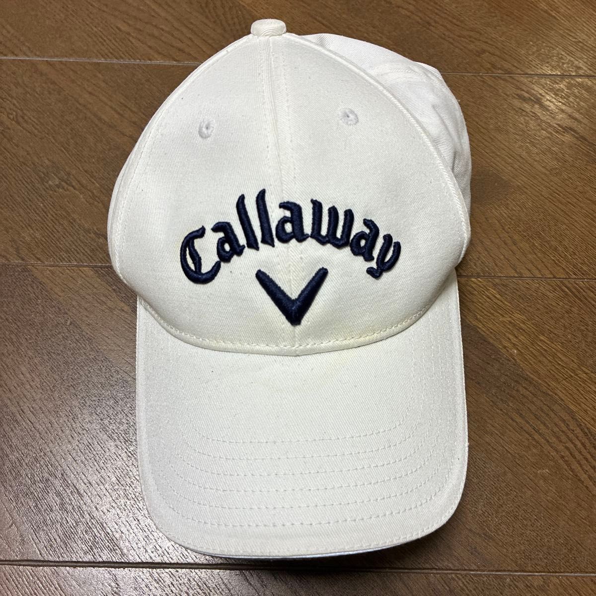 【Callaway】Callaway 高尔夫帽 白色 白色 均码 高尔夫 刺绣标志 GOLF
