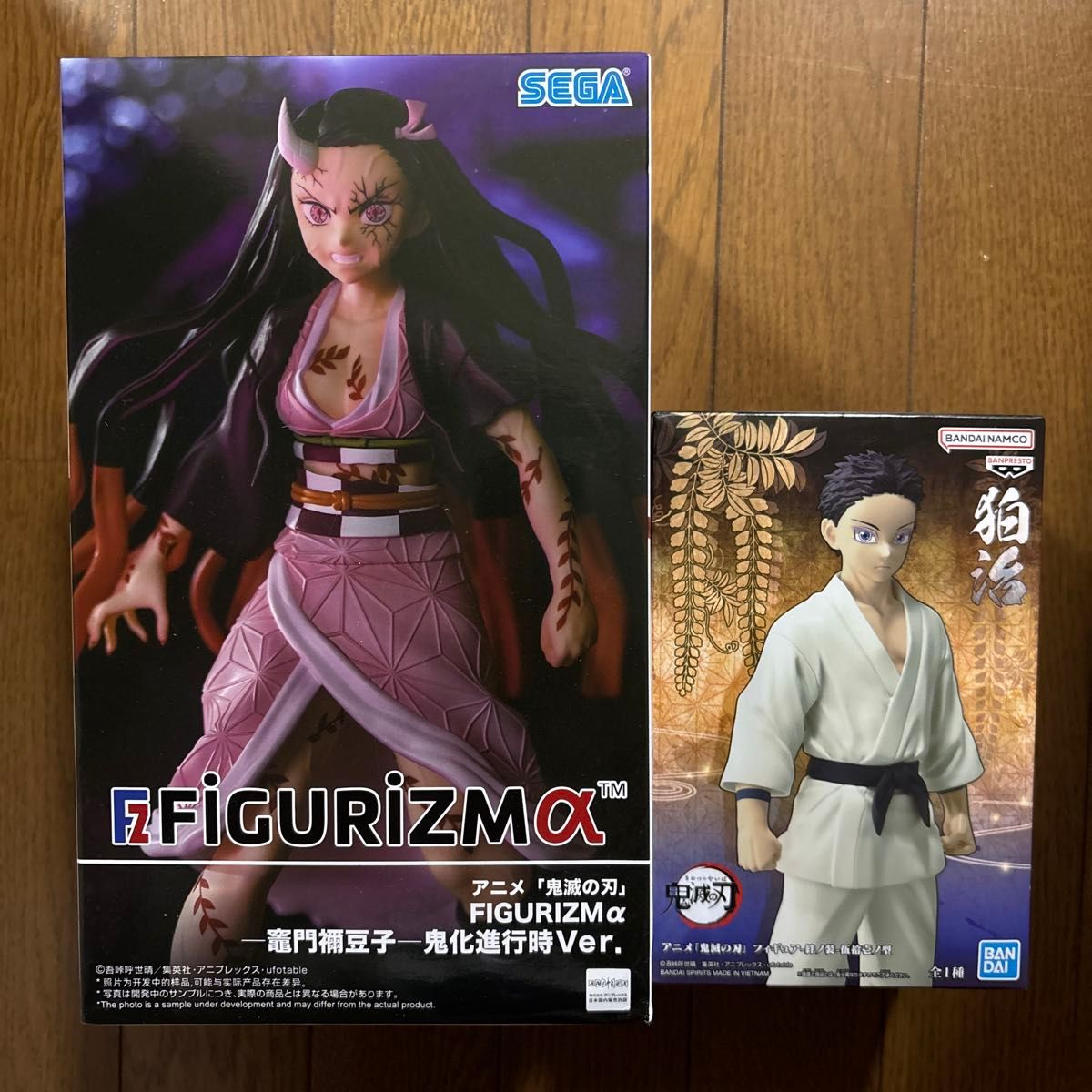 鬼灭之刃 手办2件套 灶门祢豆子 FIGURIZMα 狛治 绊之装