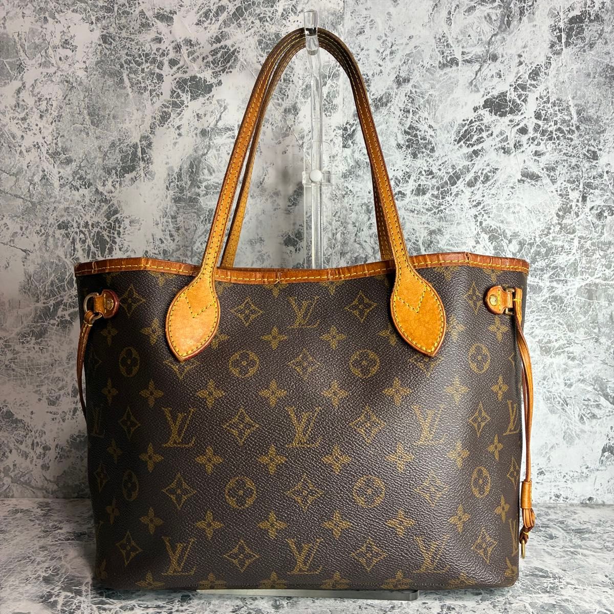 LOUIS VUITTON Louis Vuitton Neverfull PM Tote Bag M40155 Monogram Brown Shoulder Handbag