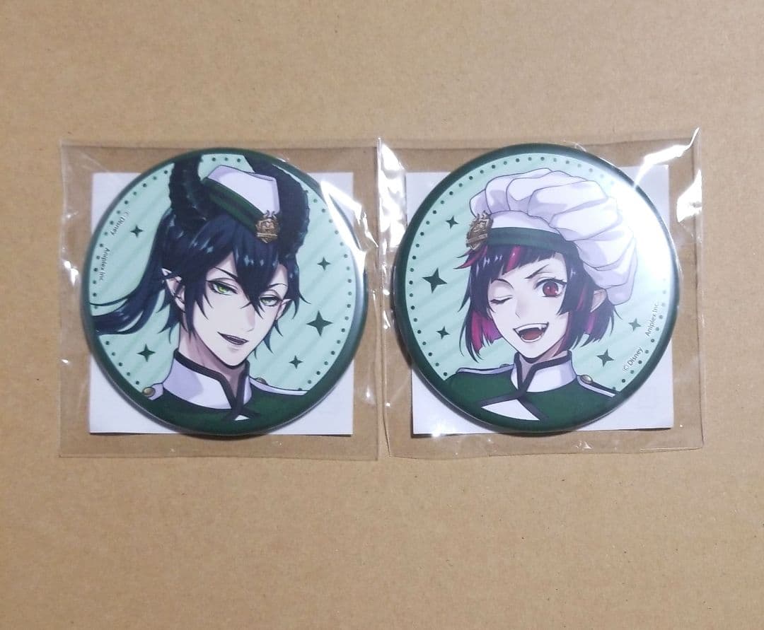 Twisted Wonderland Maleus Lilia Online Lottery C Prize Can Badge 2-Piece Set