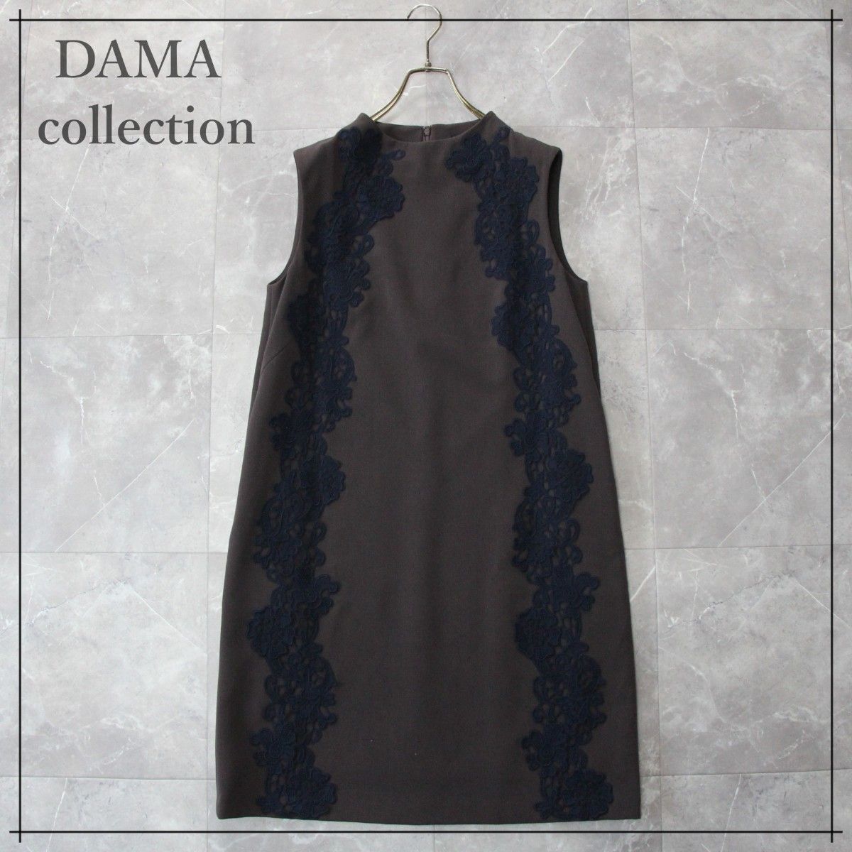 Dermacollection 蕾丝刺绣无袖连衣裙 11AR L DAMA 系列