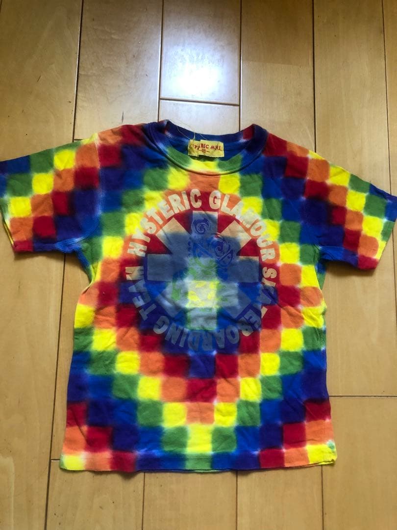 HYSTERIC MINI彩色方格图案t恤