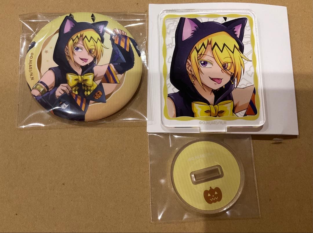 Iruma-kun Halloween Acrylic Stand Can Badge Lead