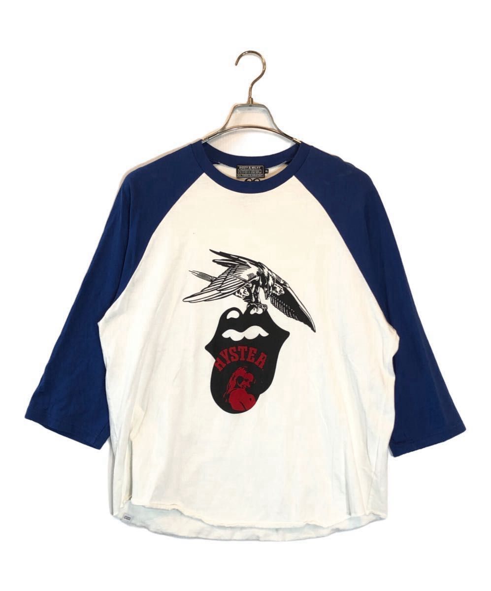HYSTERIC GLAMOUR 滚石乐队 七分袖插肩T恤