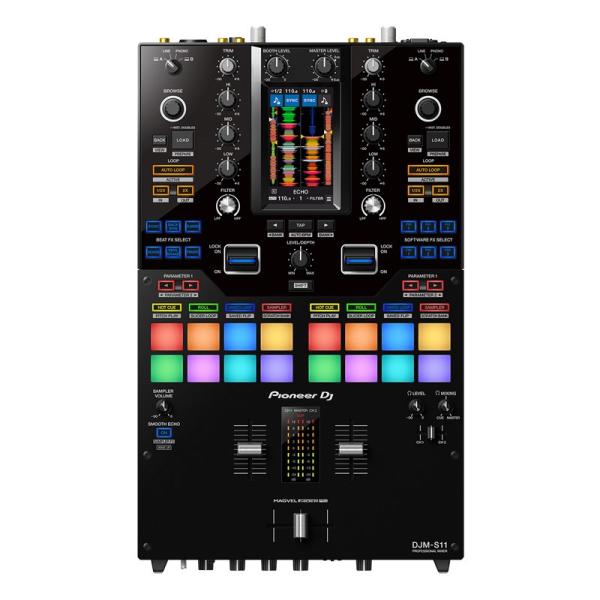 先锋DJ DJM-S11【免费版Serato DJ Pro / rekordbox兼容】【专业2通道DJ调音台】