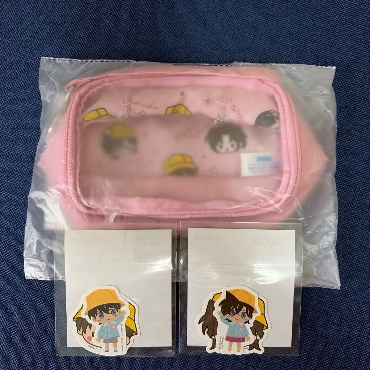 Sega Lucky Draw Online: Detective Conan – Together with Everyone – Memories Edition – A Prize Pouch, G Prize Sticker Set (Shinichi Kudo & Ran Mori)