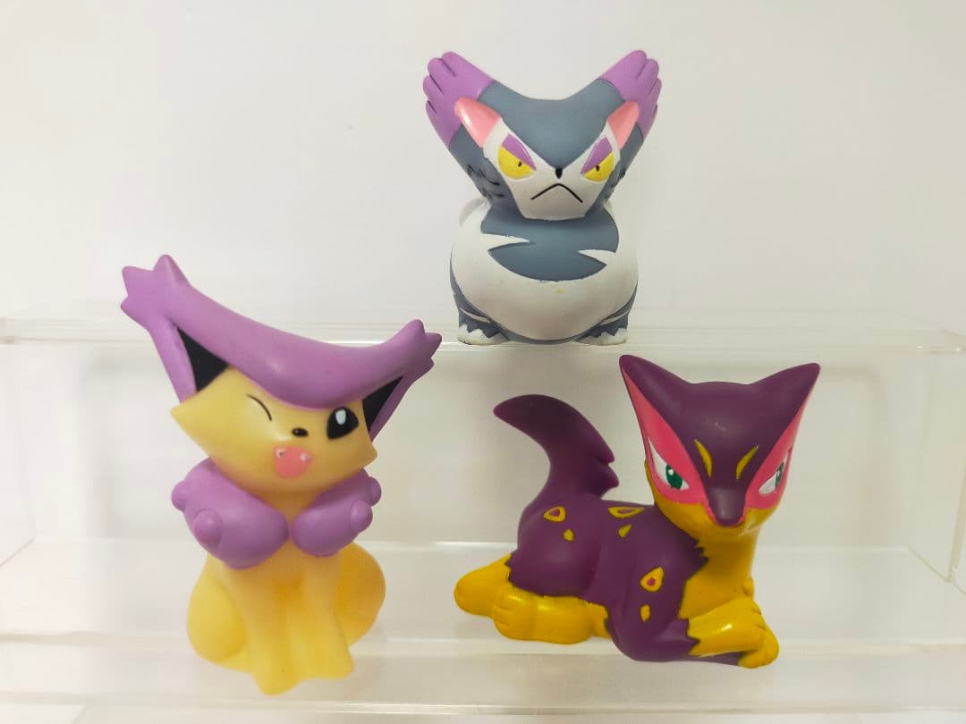ポケモンキッズ 指人形 エネコロロ レパルダス ブニャット 3体セット まとめ