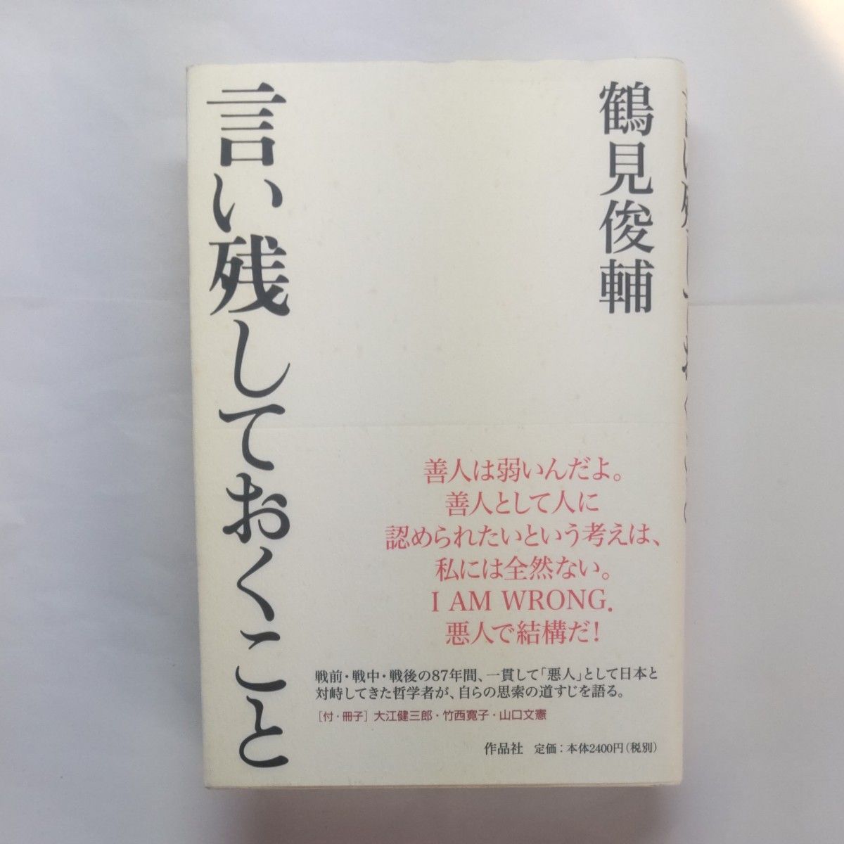 鹤见俊辅/着