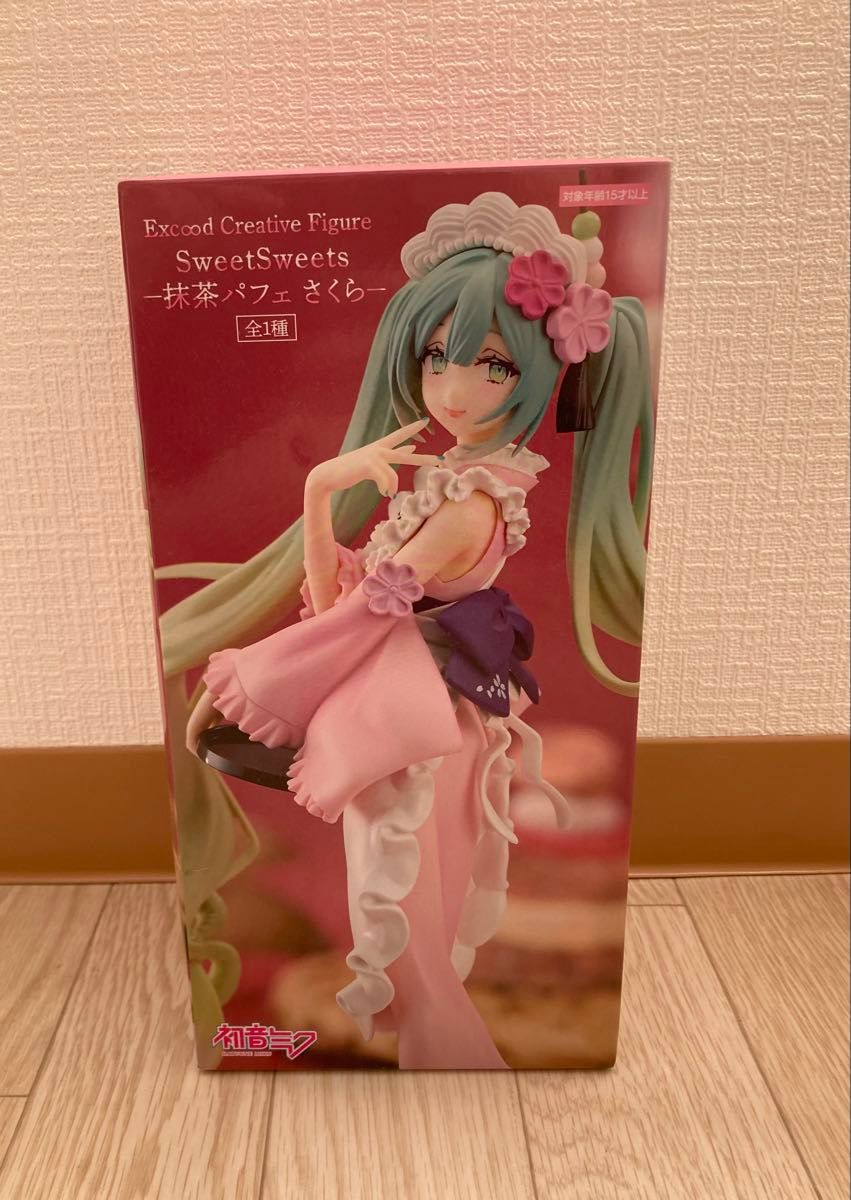 初音未来 Exc∞d Creative Figure SweetSweets 抹茶圣代 樱花 手办