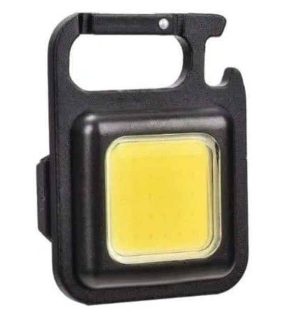 COB LED 迷你灯 带登山扣 充电式 工作灯 手电筒