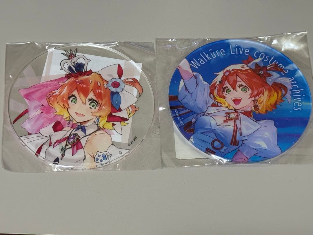 Macross Delta Valkyrie Freia 2件套 亚克力杯垫