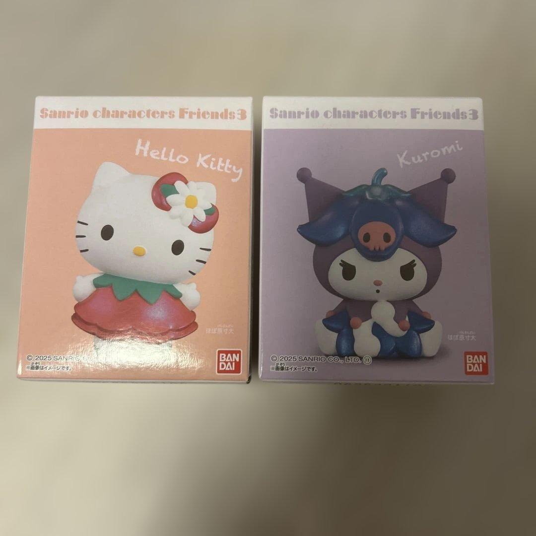 Sanrio Characters Friends3 Hello Kitty and Chroby, Set of 2