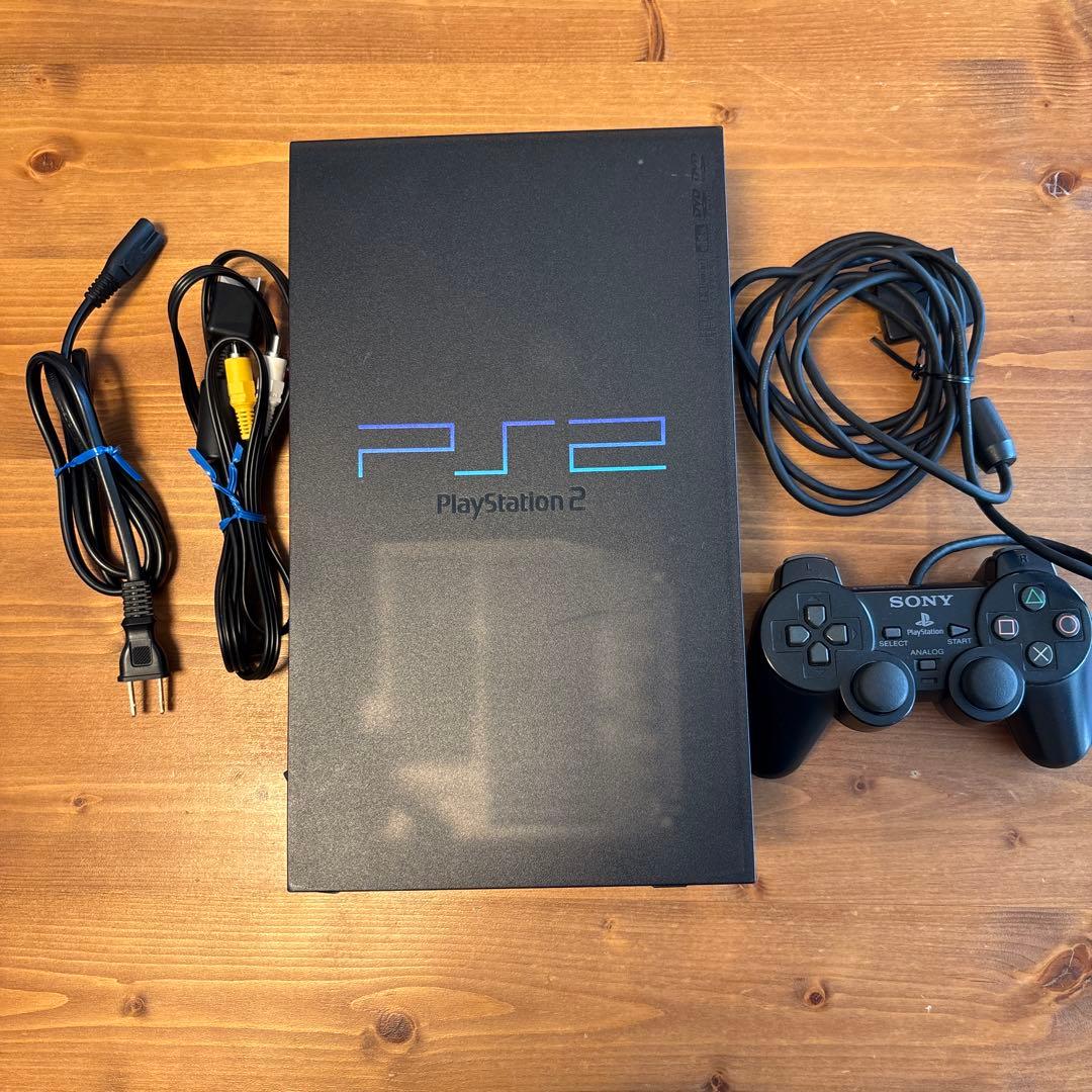 【动作产品】SONY PS2 SCPH-50000本体中夜黑
