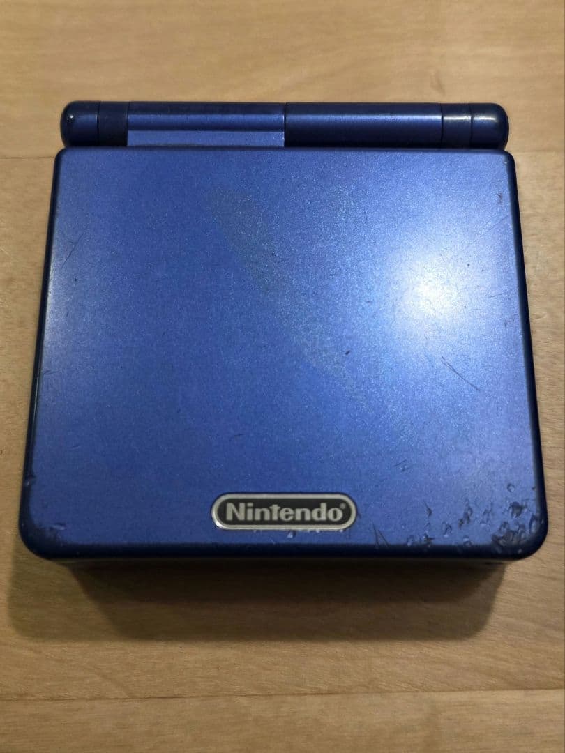 Nintendo游戏男孩高级SP主机蓝色软件充电器套件