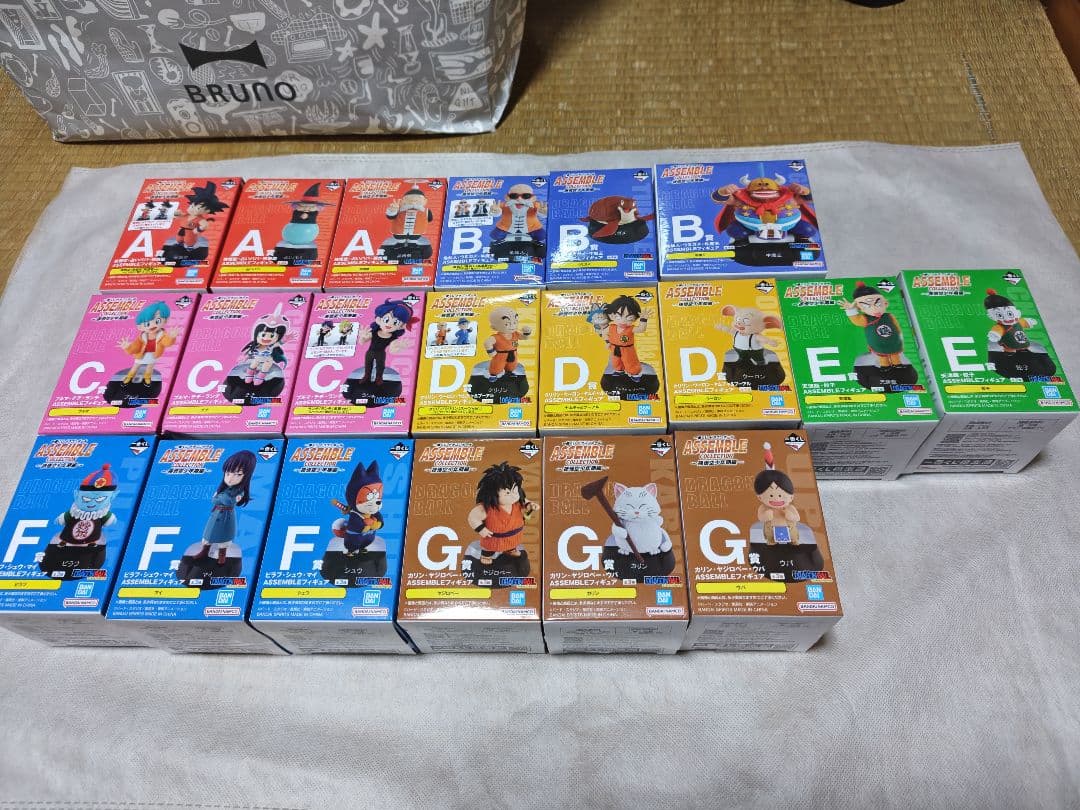 龙珠一番赏ASSEMBLE手办半套装