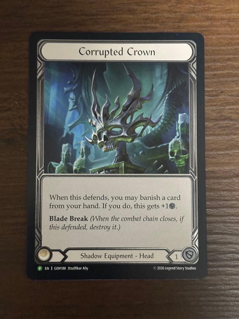 Flesh and Blood Corrupted Crown CF