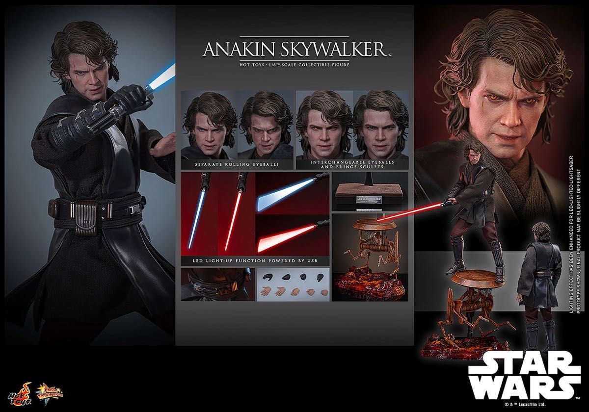 Hot Toys MMS839 Star Wars Revenge of the Sith Anakin Skywalker (2.0 Version)