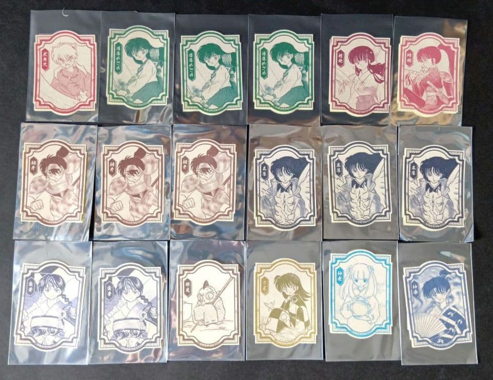 Inuyasha Kagome Tessaiga Kikyo Sango Naraku Shiori Shizuku Tessaiga etc. Sticker 18 pieces