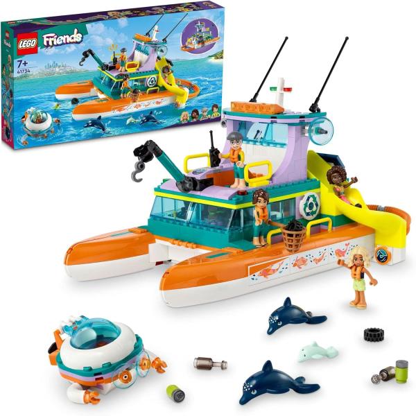 レゴ LEGO フレンズ 海上レスキューボート 41734 おもちゃ ブロック プレゼント ボート 船 女の子 クリスマス 誕生日