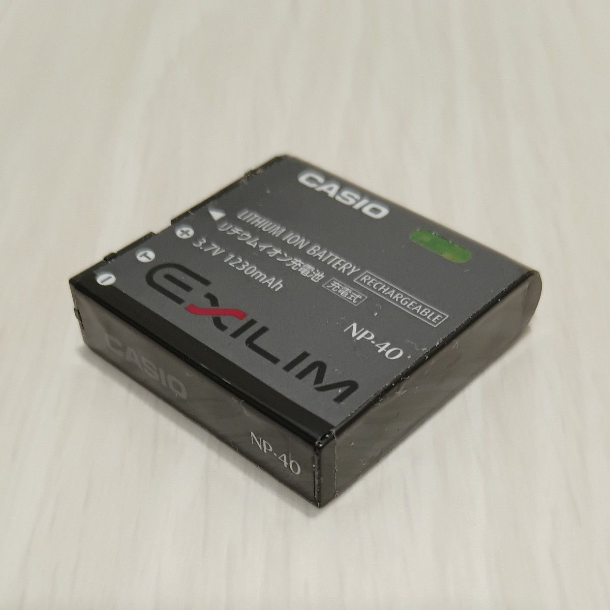 CASIO 卡西欧 EXILIM 锂离子电池 NP-40 3.7V 1230mAh 6
