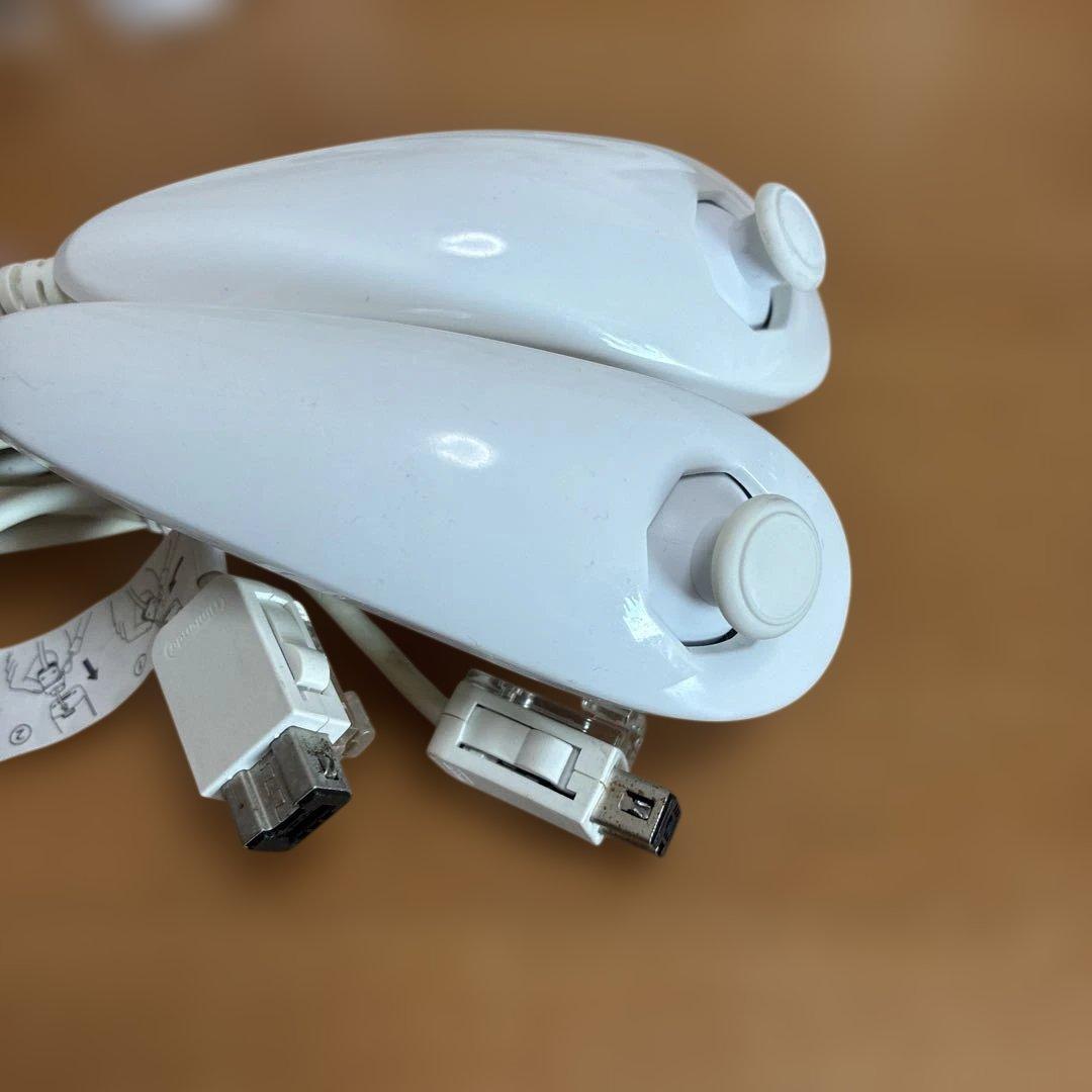 【匿名免费送货】417-43家用游戏机任天堂Wii nun chack white