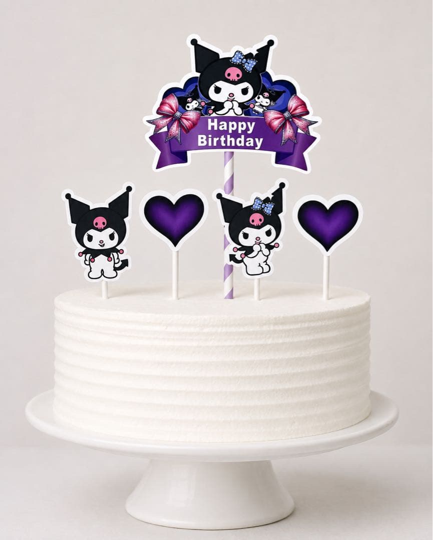 Kuromi Cake Topper Birthday Decorations Kuromi