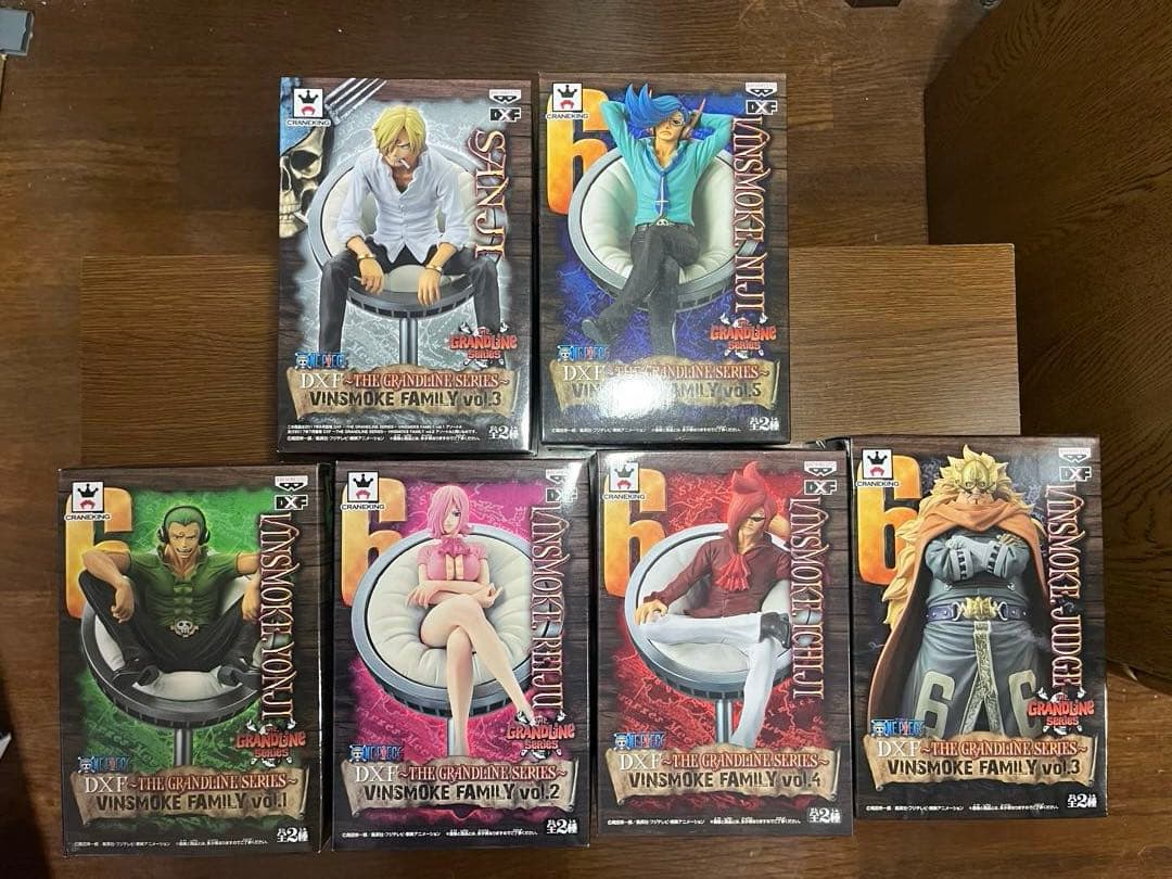 One Piece DXF Figure Vinsmoke Family 6-Piece Set