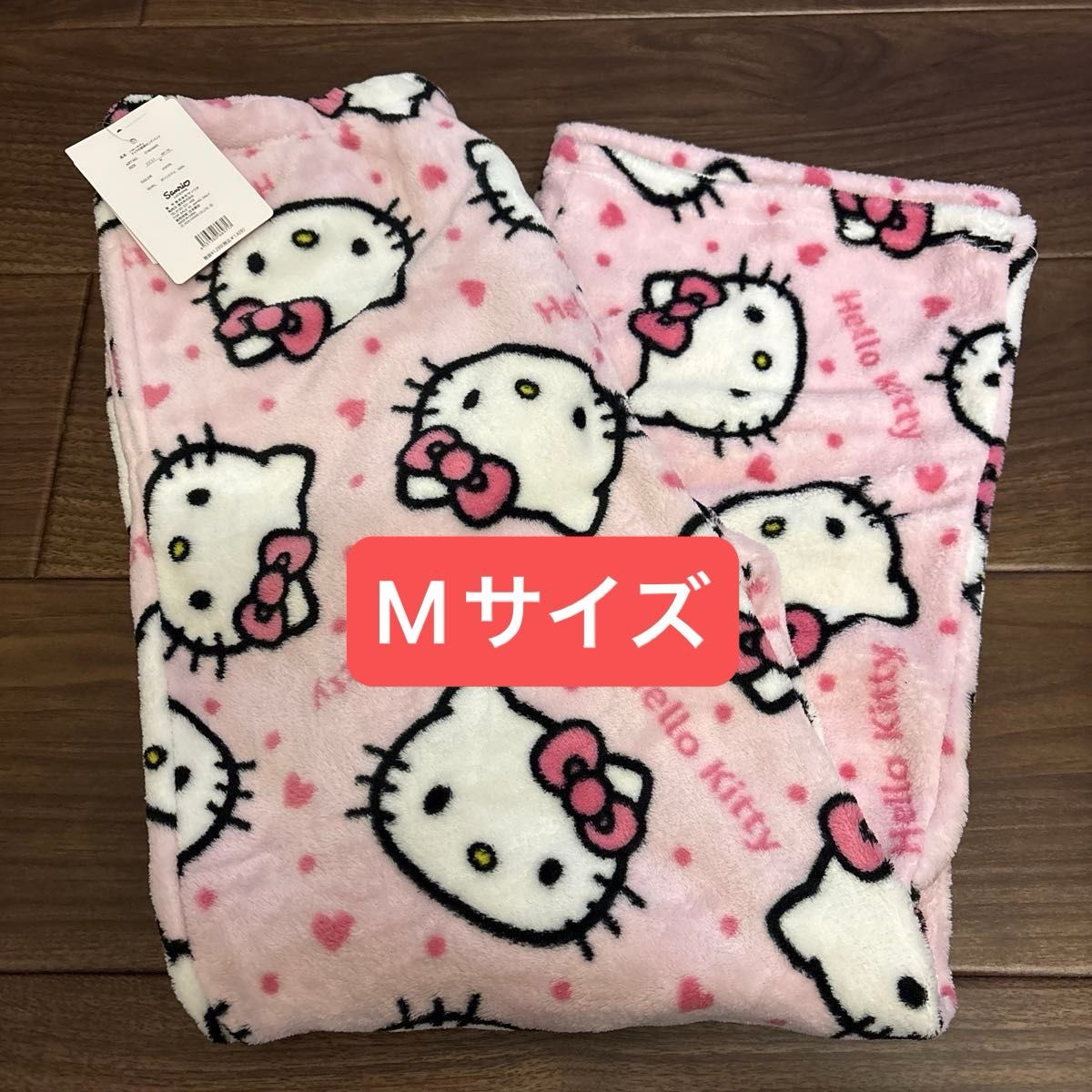 唐吉诃德 三丽鸥 Hello Kitty 超细纤维 长裤 粉色 家居服 睡衣 M码