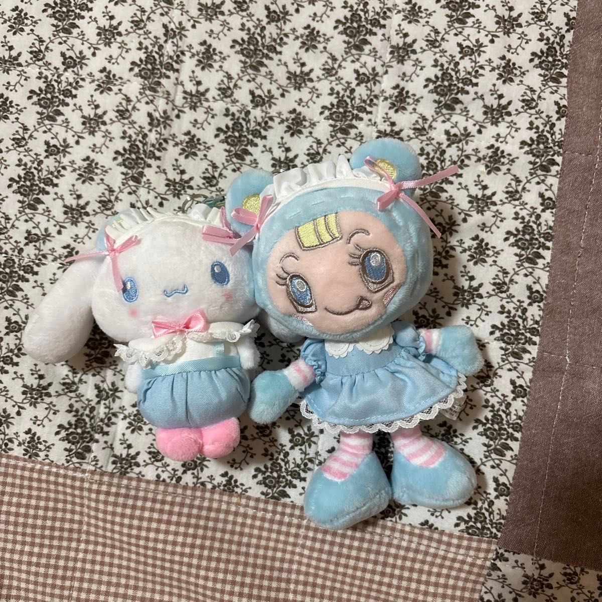 Sanrio Meso Piano Collaboration Mascot Cinnamolol Blue Berrier 2-piece set