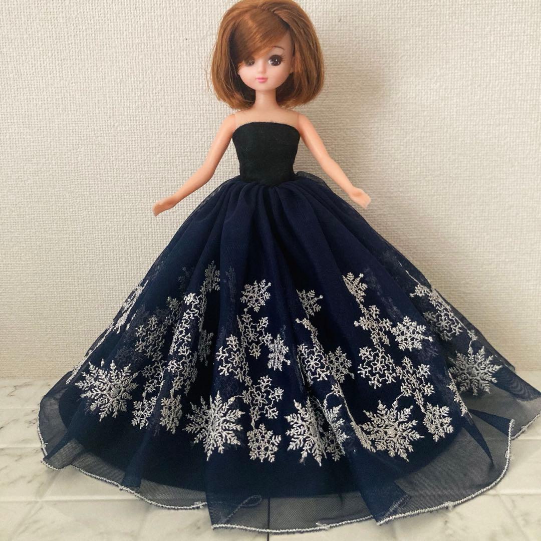 No.6 Hand-sewn Rika-chan Dress, Bodice Tulle Lace Dress, Princess