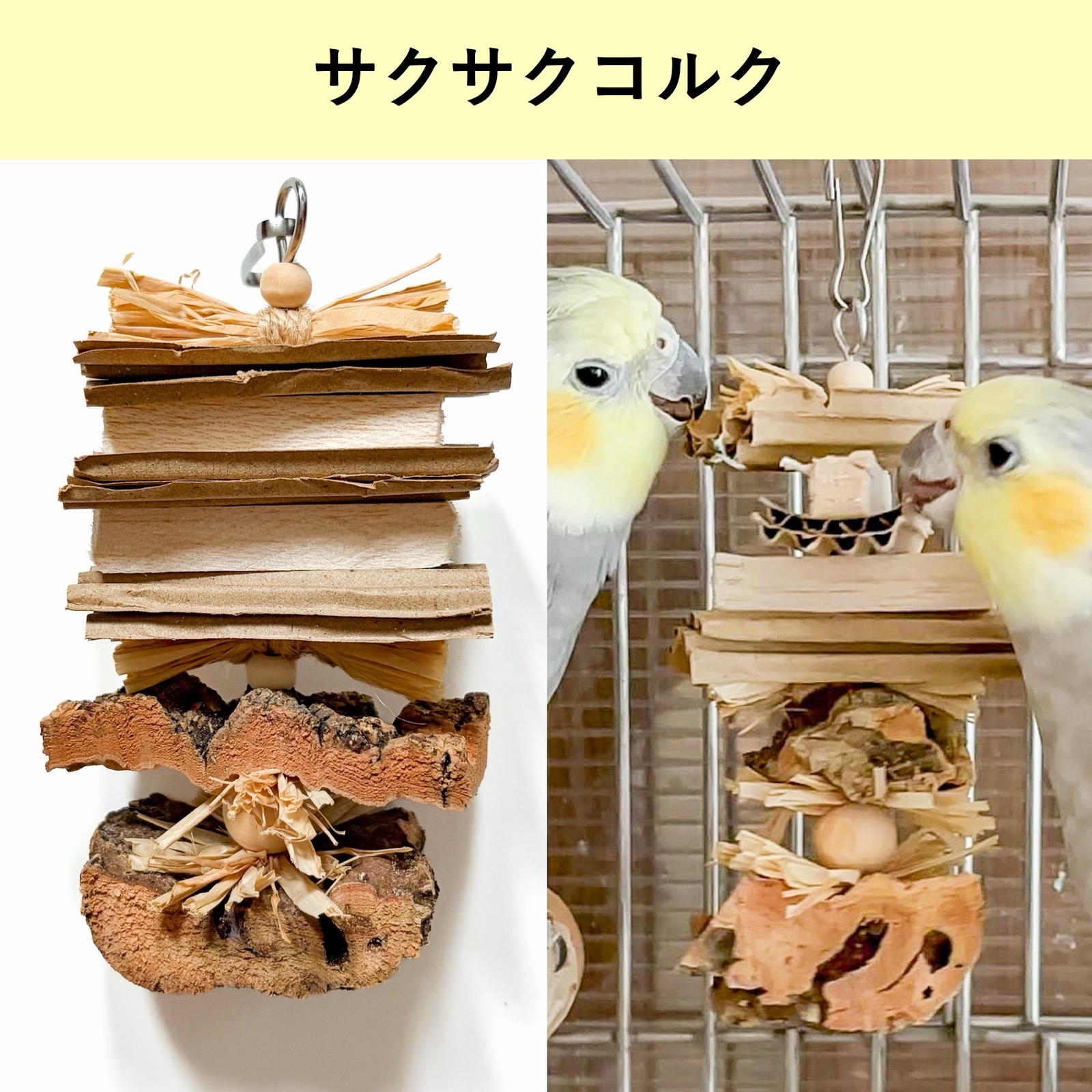 由玄凤鹦鹉大家庭主人监制的酥脆软木