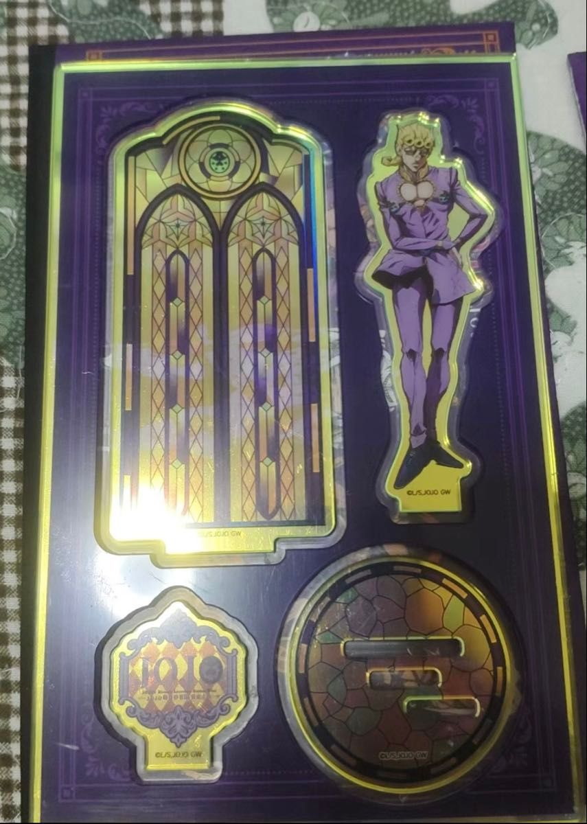 China Exclusive JoJo's Bizarre Adventure Golden Wind Giorno Giovana Acrylic Georama Stand