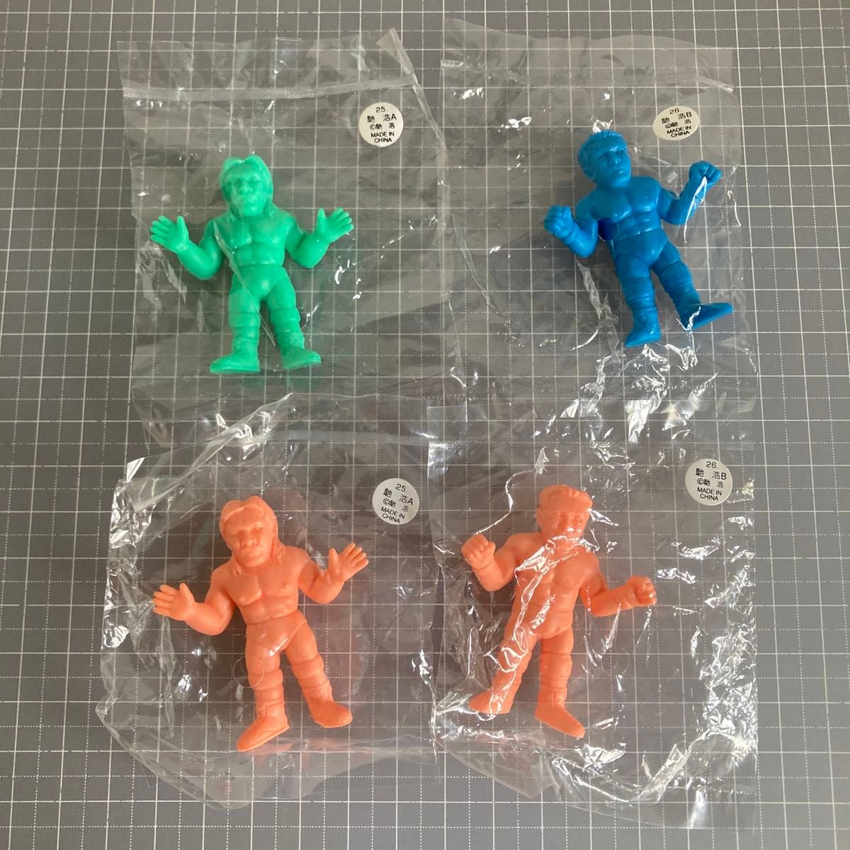 Pro Wrestler Martial Artist Eraser Figure Keychain Doll Combat Sports Pro Wrestling Wrestler Athlete Bundle Set Hiroshi Cho