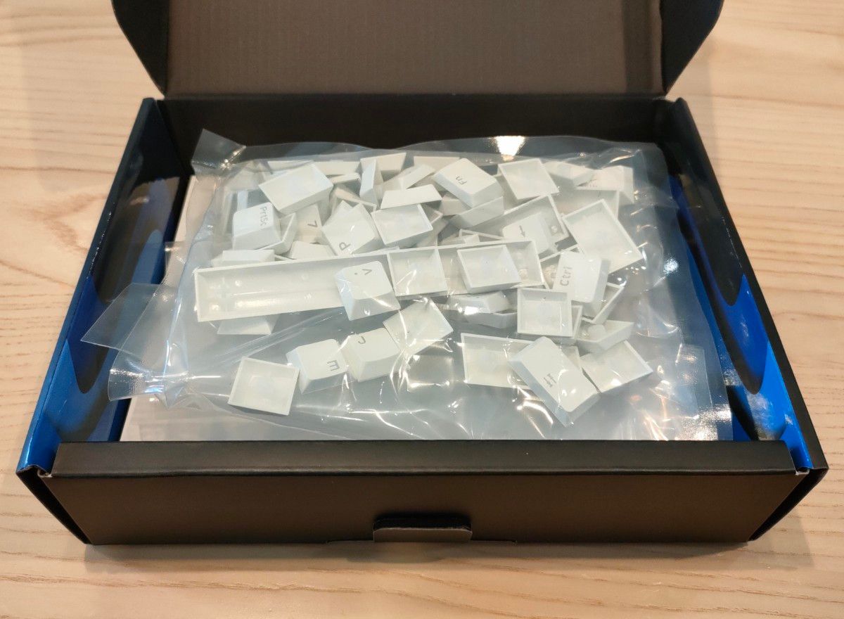 低轮廓键帽白US排列