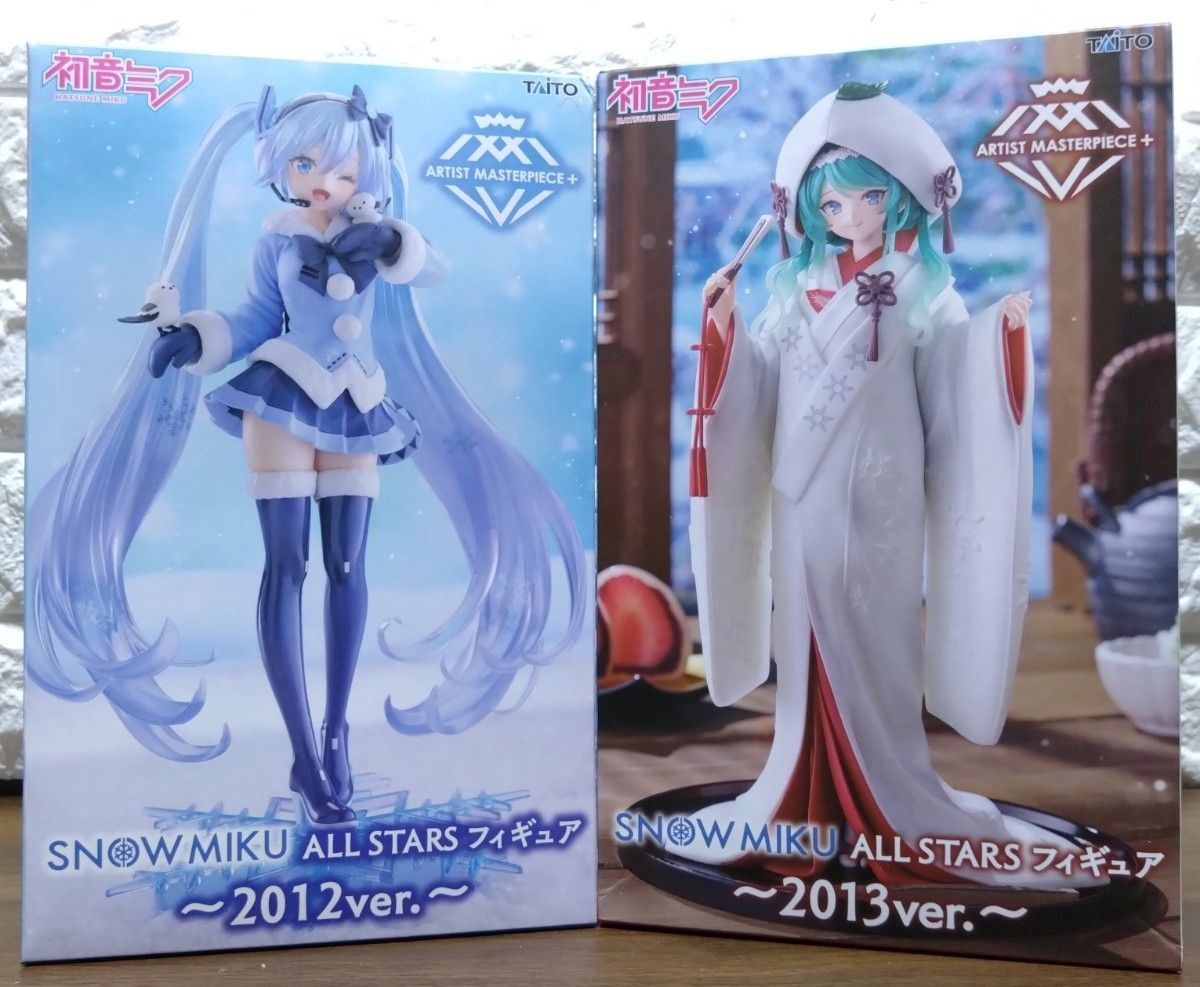 Taito 初音未来 雪未来 ALL STARS 手办 2012ver . 2013ver . 2种套装