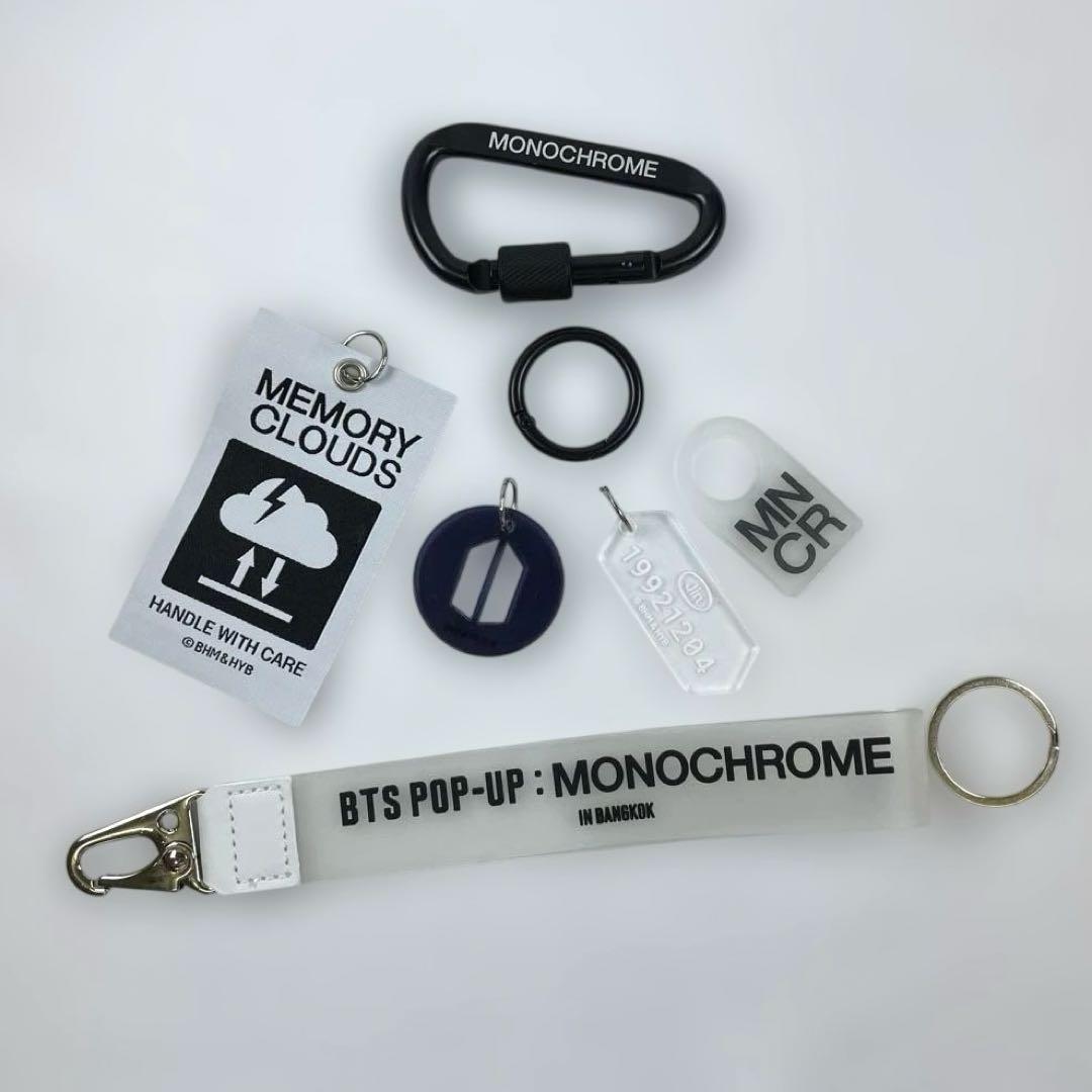 BTS MONOCHROME弹出DIY钥匙环Jin
