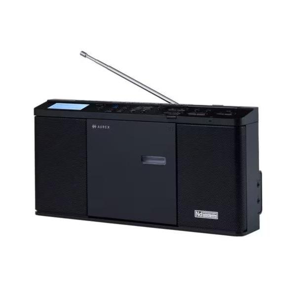 东芝(TOSHIBA) AX-CR90K 黑色 CD收音机 AM/FM 支持宽频FM 蓝牙功能 采用钕磁扬声器 配备清晰语音功能
