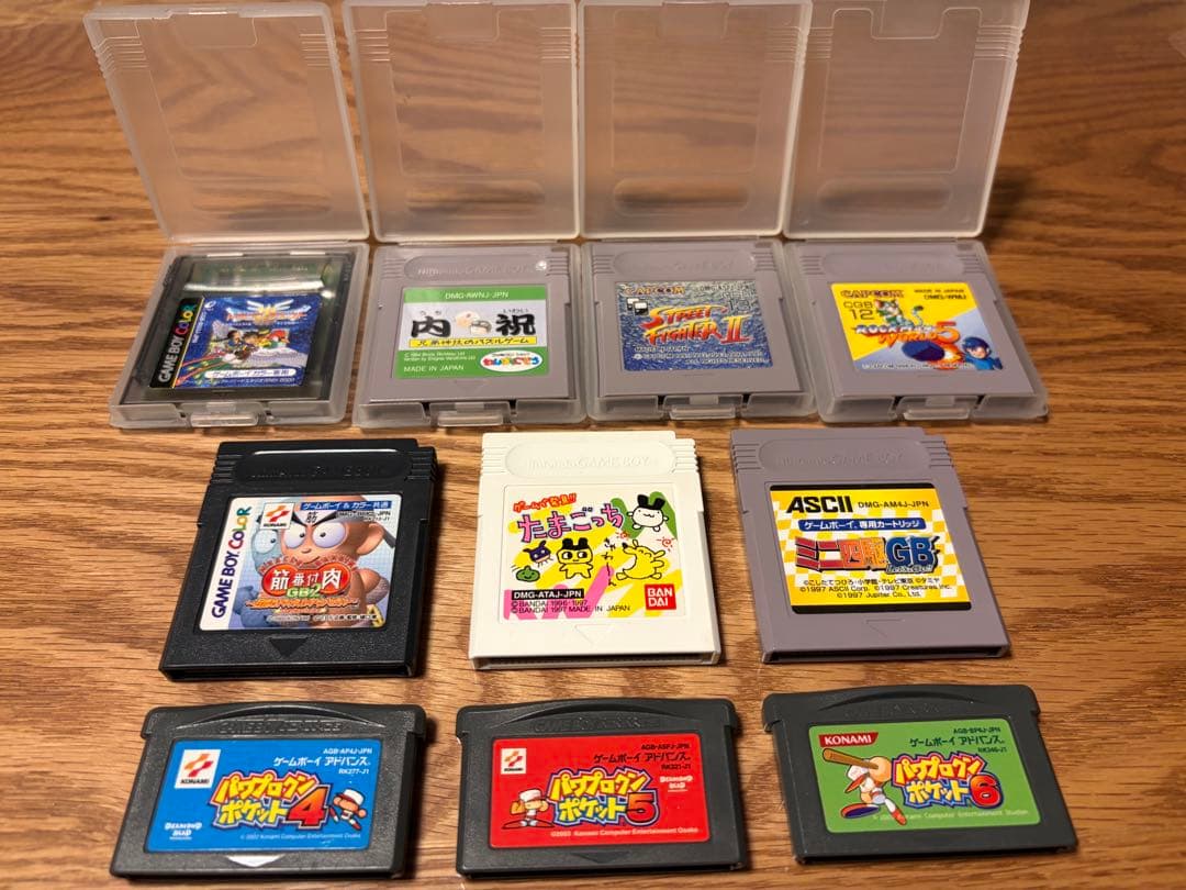 Game Boy GB GBC GBA 10 Software Set Sold Together, Startup Confirmed