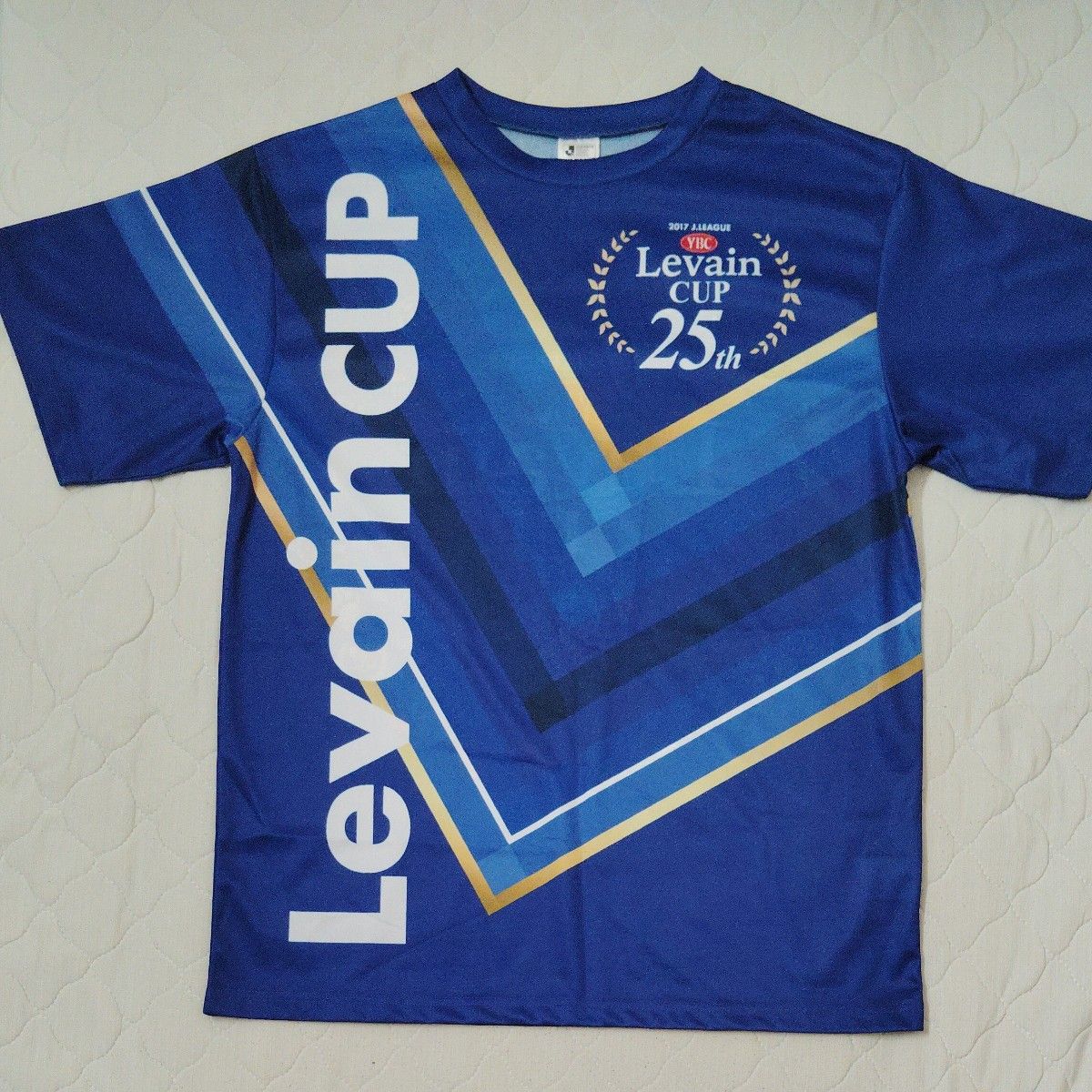 2017 Jリーグ YBCルヴァンカップ 25周年記念 プラクティスシャツ ブルー