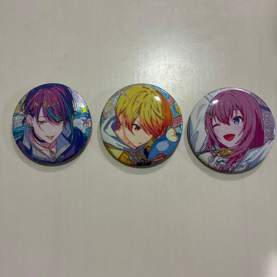 Project Sekai Glitter Can Badge 3-Piece Set