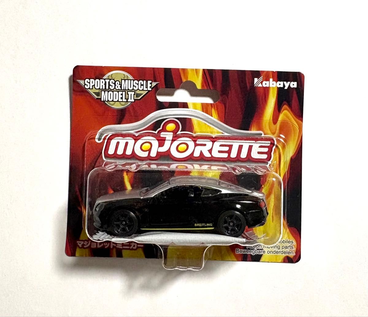 Kabaya Majorette Mini Car Continental Bentley Sports & Muscle Model II Black ②