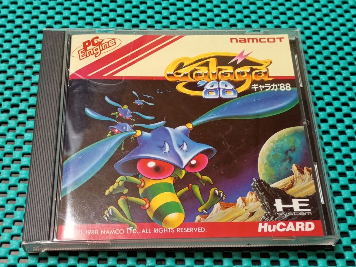 完整品・PC引擎 铁板阵88 HuCARD NAMCO・附盒说明信片