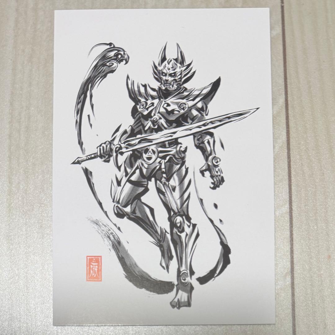 牙狼TAIGA入场优惠明信片黄金骑士加洛