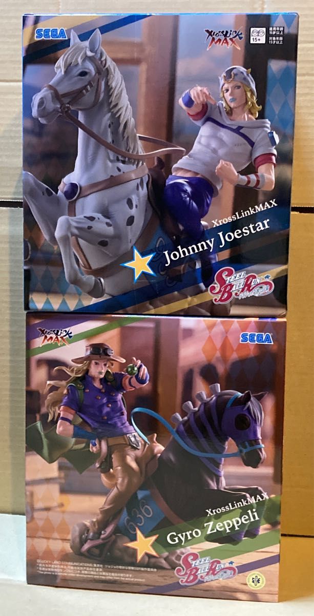 JOJO的奇妙冒险 XrossLinkMAX 手办 乔尼·乔斯达 & 杰洛·齐贝林 2种套装