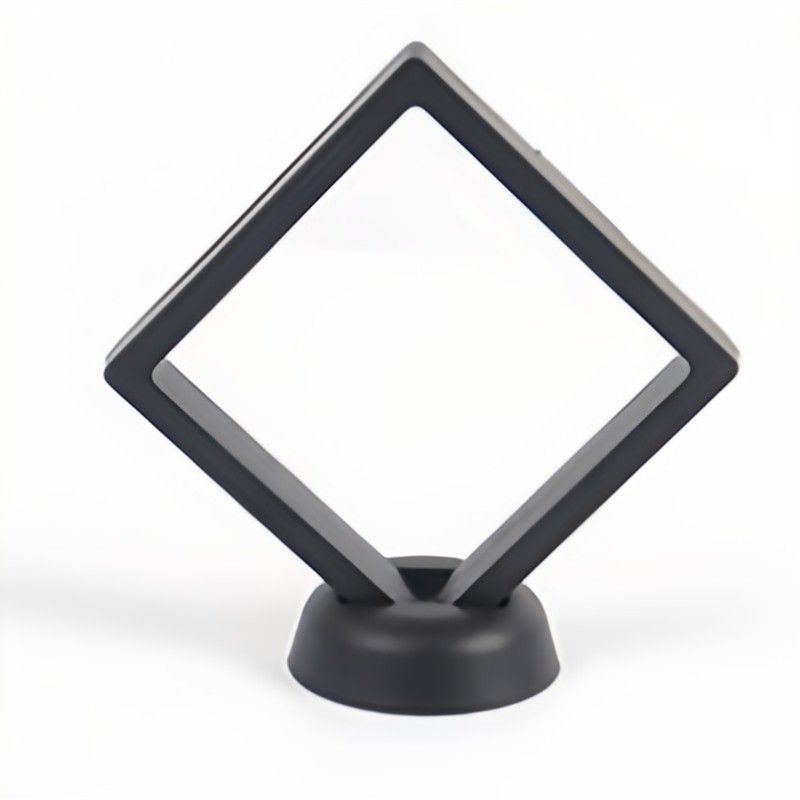 3D展示盒 徽章 展示 美甲展示用 9×9厘米9件套黑色 展示盒