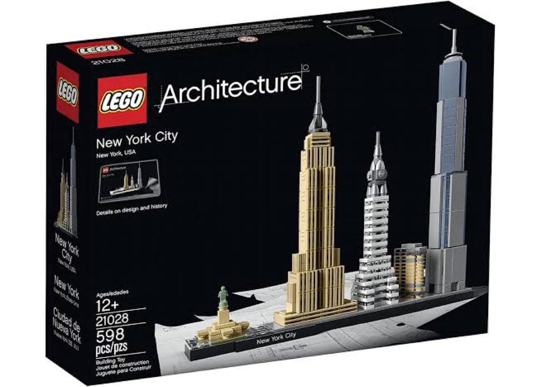 乐高 (LEGO) 建筑系列 纽约 21028