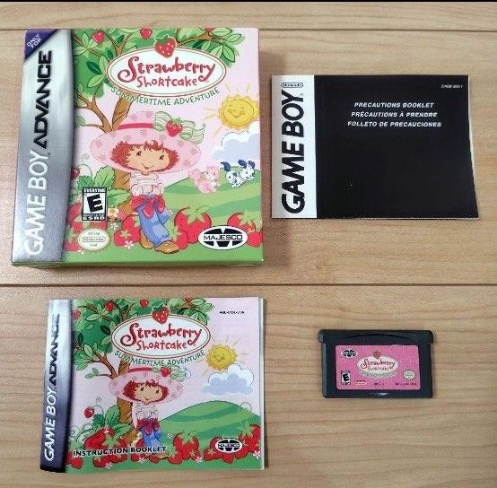 【Rare】Strawberry Shortcake: Advance, Soft, North American Version, Game Boy