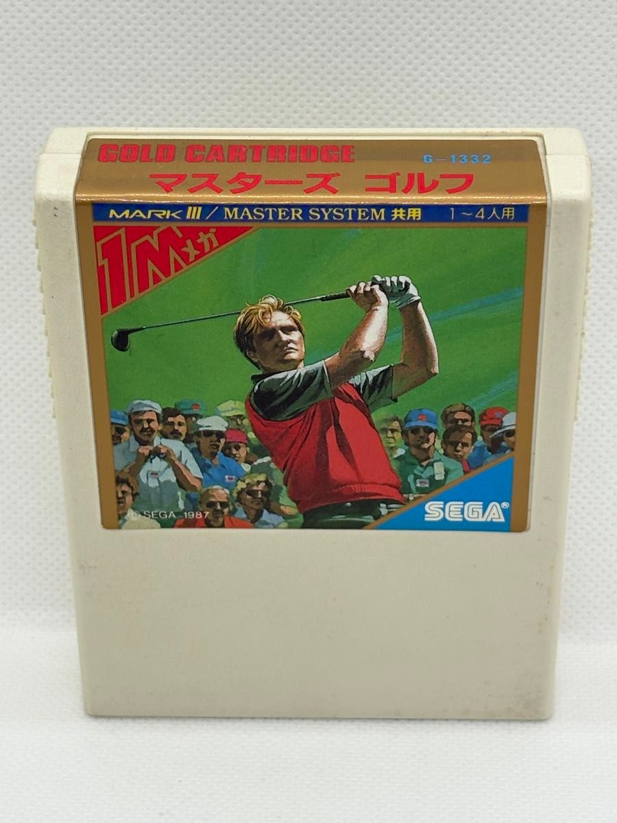 世嘉 Mark III/Master System 游戏软件 大师高尔夫 金色卡带