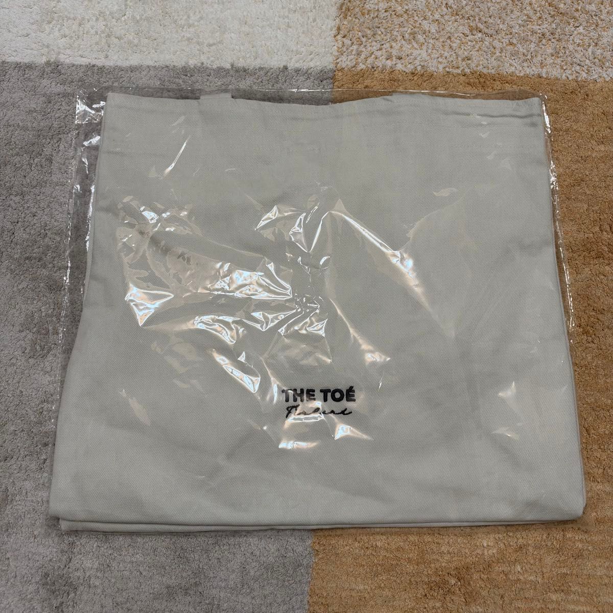 THE TOE Tote Bag Beige Eco Bag Unused Paltamo TO Tote
