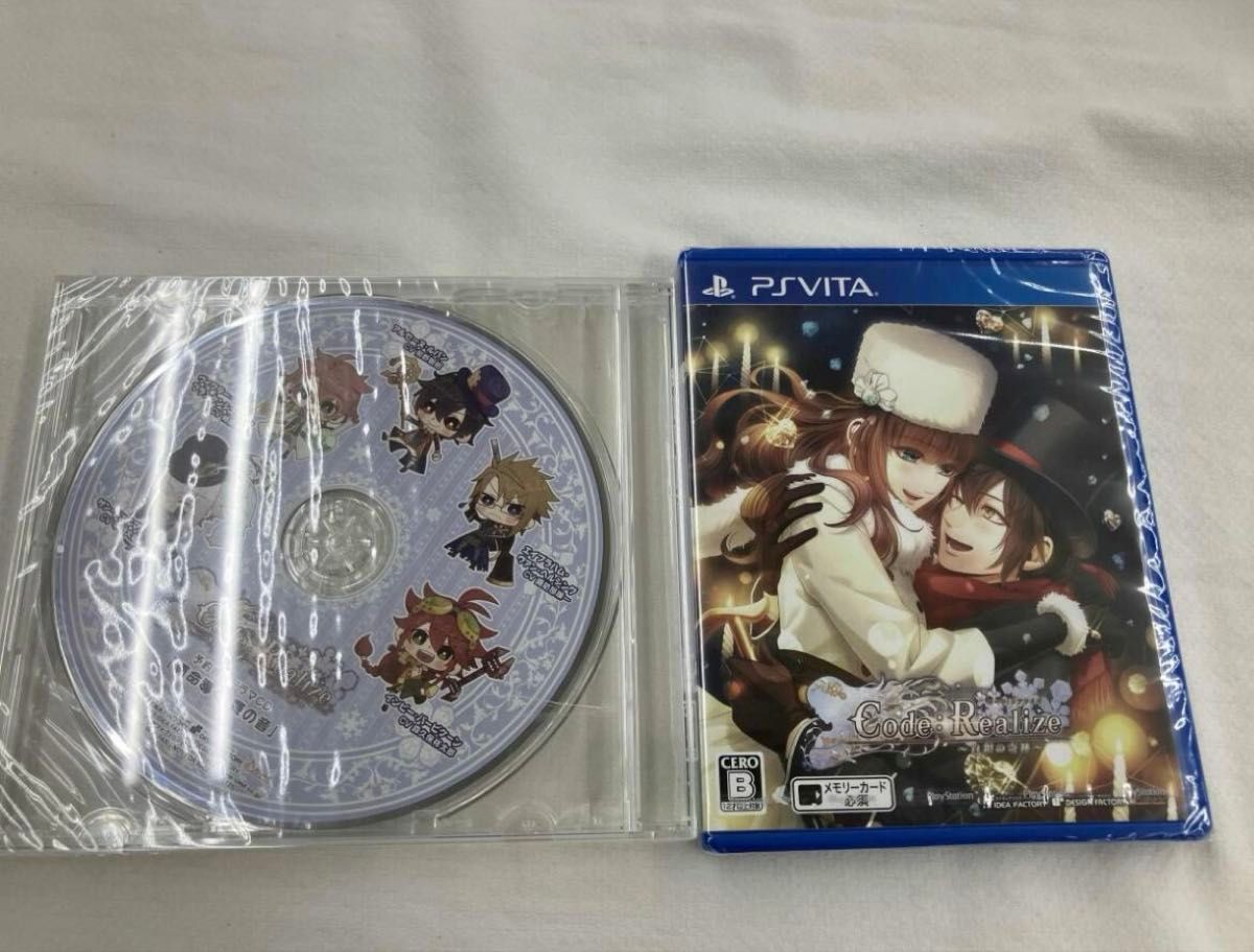 全新未拆封 PS Vita Code:Realize ~白銀の奇跡~ 限定版 特典ドラマ CD 附带